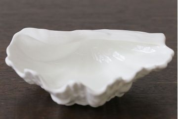 中古　イギリス Wedgwood(ウェッジウッド)　NAUTILUS(ノーチラス)　シェル型　ナッツディッシュ2枚セット(プレート)
