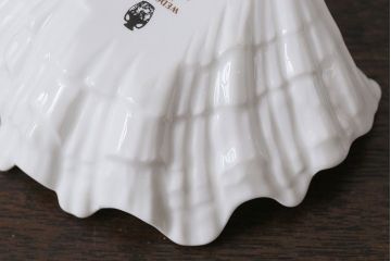 中古　イギリス Wedgwood(ウェッジウッド)　NAUTILUS(ノーチラス)　シェル型　ナッツディッシュ2枚セット(プレート)