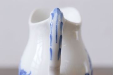 アンティーク雑貨　中古　ROYAL COPENHAGEN(ロイヤルコペンハーゲン)　ブルーフラワー　ジャグS(ミルクポット)(2)