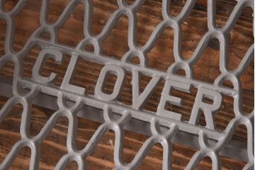 アンティーク家具　ペイント　ナチュラルな空間にもぴったりのおしゃれなミシンの鉄脚(ミシン脚)(2)