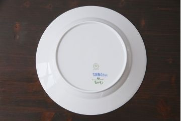 中古　ROYAL COPENHAGEN(ロイヤルコペンハーゲン)　ブルーフラワー　プレイン　25.5cmプレート2枚セット(大皿)(2)