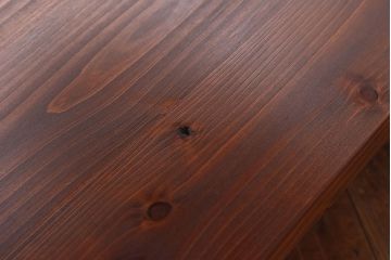 ペイント家具　ダークトーンが格好いい伸縮式リメイクサイドワゴン(トロリー、サイドデスク)