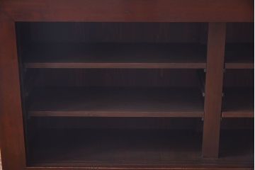 アンティーク家具　和製アンティーク　和モダンなデザインのリメイク六尺水屋箪笥サイドボード(収納棚、和タンス、ローボード)