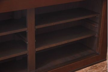 アンティーク家具　和製アンティーク　和モダンなデザインのリメイク六尺水屋箪笥サイドボード(収納棚、和タンス、ローボード)