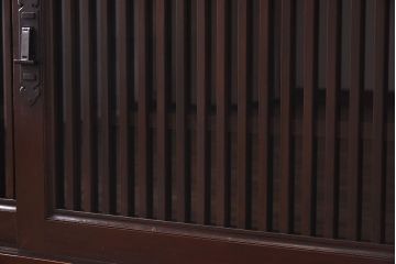 アンティーク家具　和製アンティーク　和モダンなデザインのリメイク六尺水屋箪笥サイドボード(収納棚、和タンス、ローボード)