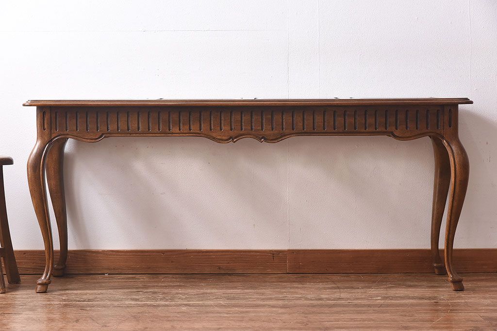 中古　DREXEL HERITAGE(ドレクセルヘリテイジ)　Touraine(ツーレイン) ソファテーブル(コンソールテーブル、カウンターテーブル)(定価約33万5千円)