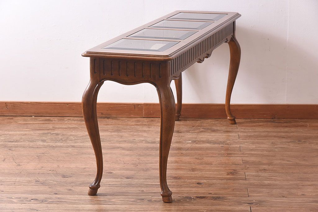 中古　DREXEL HERITAGE(ドレクセルヘリテイジ)　Touraine(ツーレイン) ソファテーブル(コンソールテーブル、カウンターテーブル)(定価約33万5千円)