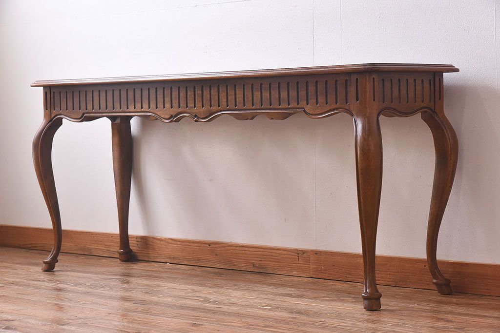 中古　DREXEL HERITAGE(ドレクセルヘリテイジ)　Touraine(ツーレイン) ソファテーブル(コンソールテーブル、カウンターテーブル)(定価約33万5千円)