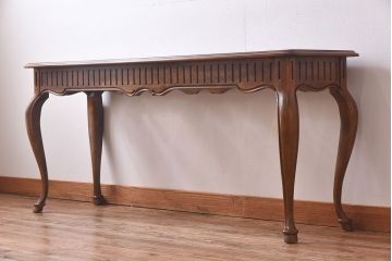 中古　DREXEL HERITAGE(ドレクセルヘリテイジ)　Touraine(ツーレイン) ソファテーブル(コンソールテーブル、カウンターテーブル)(定価約33万5千円)