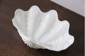 アンティーク雑貨　中古　イギリス Wedgwood(ウェッジウッド)　NAUTILUS(ノーチラス)　シェルプレート・大(ディッシュ)(1)