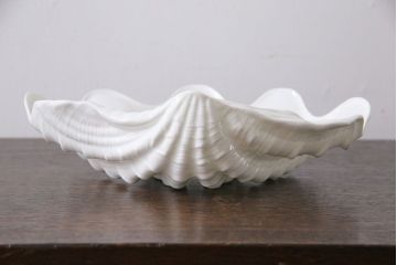 アンティーク雑貨　中古　イギリス Wedgwood(ウェッジウッド)　NAUTILUS(ノーチラス)　シェルプレート・大(ディッシュ)(1)
