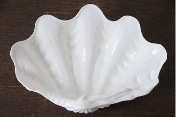 アンティーク雑貨　中古　イギリス Wedgwood(ウェッジウッド)　NAUTILUS(ノーチラス)　シェルプレート・大(ディッシュ)(1)