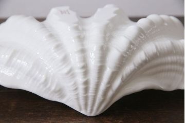 アンティーク雑貨　中古　イギリス Wedgwood(ウェッジウッド)　NAUTILUS(ノーチラス)　シェルプレート・大(ディッシュ)(1)