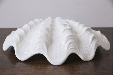アンティーク雑貨　中古　イギリス Wedgwood(ウェッジウッド)　NAUTILUS(ノーチラス)　シェルプレート・大(ディッシュ)(2)
