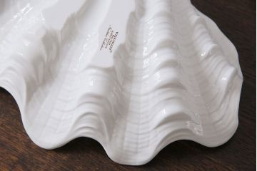 アンティーク雑貨　中古　イギリス Wedgwood(ウェッジウッド)　NAUTILUS(ノーチラス)　シェルプレート・大(ディッシュ)(2)