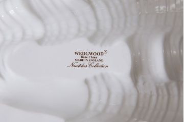 アンティーク雑貨　中古　イギリス Wedgwood(ウェッジウッド)　NAUTILUS(ノーチラス)　シェルプレート・大(ディッシュ)(2)