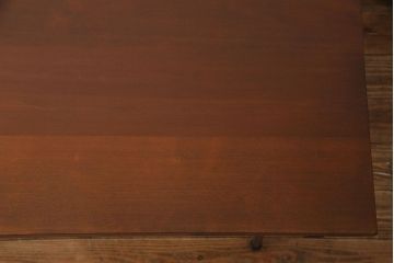 ヒバ材使用　リメイク　インダストリアルな空間作りにおすすめの鉄脚テーブル(サイドテーブル、カフェテーブル)