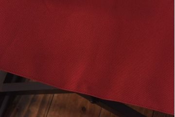 アンティーク家具　日本楽器・山葉(ヤマハ)　和モダンテイストの上質なフォールディングチェア・赤(文化椅子、折りたたみ式チェア、イス)(2)