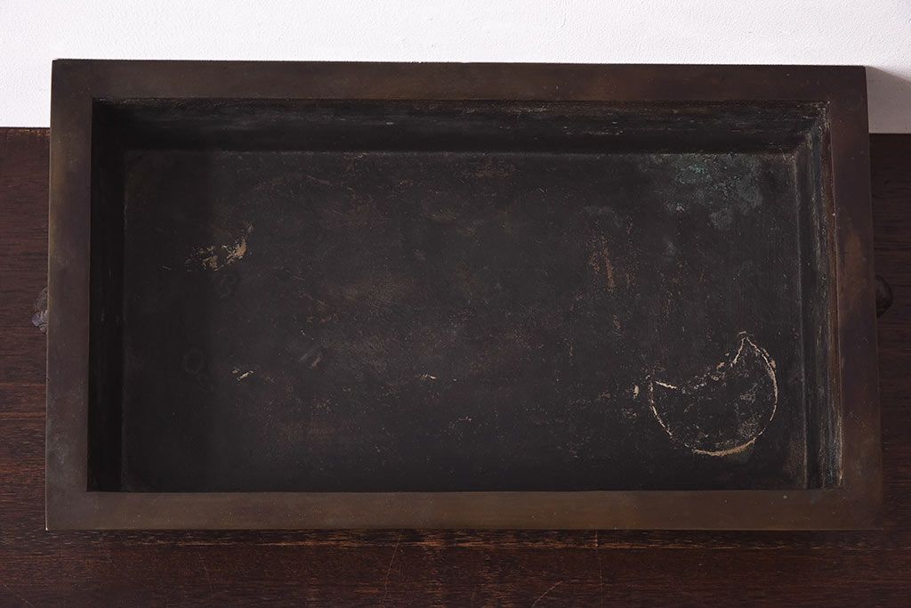 アンティーク雑貨　古民具・骨董　龍鳳凰　細部まで施された意匠が目を引く水盤(花器)