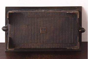 アンティーク雑貨　古民具・骨董　龍鳳凰　細部まで施された意匠が目を引く水盤(花器)