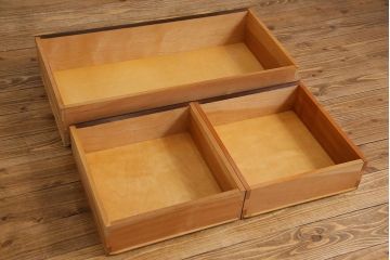 中古　松本民芸家具　シンプルな中に上品さがある#46型ベビータンスI(チェスト)(定価約28万円)