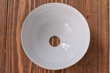 オールドノリタケ・則武(日陶)　ポピー(芥子)　鮮やかな絵柄が目を引く電笠(天井照明、シェード)