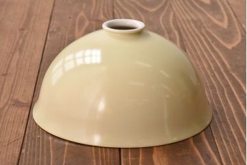 オールドノリタケ・則武(日陶)　ポピー(芥子)　照らすと透ける模様が魅力の電笠(  天井照明、シェード)(1)