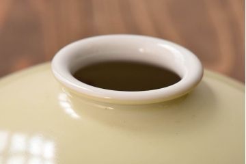 オールドノリタケ・則武(日陶)　ポピー(芥子)　照らすと透ける模様が魅力の電笠(  天井照明、シェード)(1)