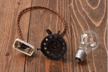 オールドノリタケ・則武(日陶)　ポピー(芥子)　照らすと透ける模様が魅力の電笠(  天井照明、シェード)(1)