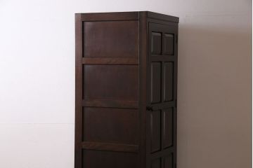 中古　松本民芸家具　DII-12型　洋服箪笥(ワードローブ、収納棚)(定価約36万円)