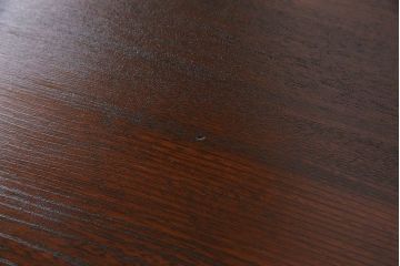 レトロ家具　昭和レトロ　栓材　深みのある色合いの丸ちゃぶ台(座卓、ローテーブル)