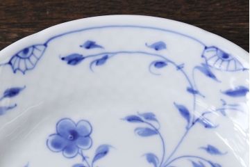 アンティーク雑貨　中古　B&G(ビング オー グレンダール)　コペンハーゲン　Butterfly(バタフライ)　17.5cmプレート2枚セット(洋食器)(2)