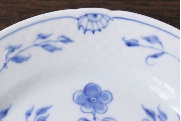 アンティーク雑貨　中古　B&G(ビング オー グレンダール)　コペンハーゲン　Butterfly(バタフライ)　17.5cmプレート2枚セット(洋食器)(3)