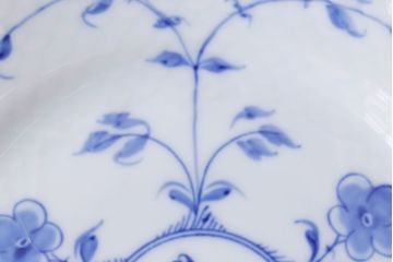 アンティーク雑貨　中古　B&G(ビング オー グレンダール)　コペンハーゲン　Butterfly(バタフライ)　17.5cmプレート2枚セット(洋食器)(3)