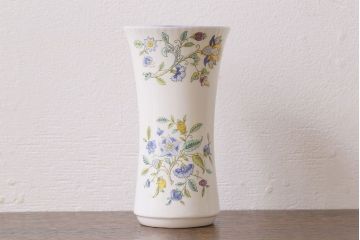 アンティーク雑貨　イギリス　MINTON(ミントン)　Haddon Hall(ハドンホール)　フラワーベース(花瓶)