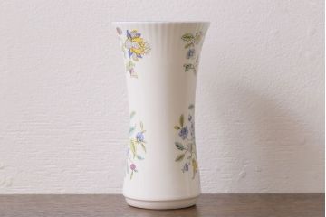 アンティーク雑貨　イギリス　MINTON(ミントン)　Haddon Hall(ハドンホール)　フラワーベース(花瓶)