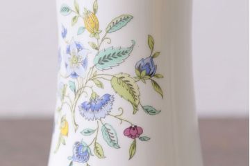 アンティーク雑貨　イギリス　MINTON(ミントン)　Haddon Hall(ハドンホール)　フラワーベース(花瓶)