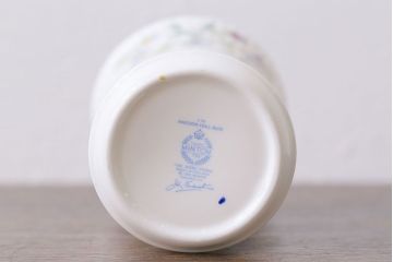 アンティーク雑貨　イギリス　MINTON(ミントン)　Haddon Hall(ハドンホール)　フラワーベース(花瓶)