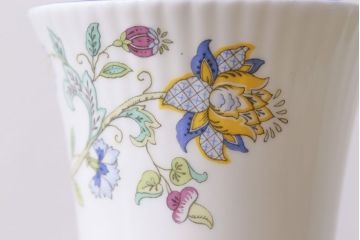 アンティーク雑貨　イギリス　MINTON(ミントン)　Haddon Hall(ハドンホール)　フラワーベース(花瓶)