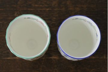 アンティーク雑貨　イギリス　MINTON(ミントン)　Haddon Hall(ハドンホール)　タンブラー2個セット(コップ)