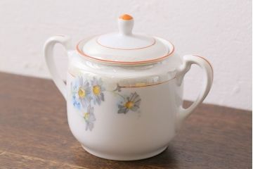 オールドノリタケ(Noritake、則武、日陶)　ヤジロベー印　シュガーポット(洋食器)
