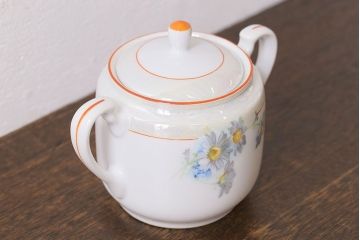 オールドノリタケ(Noritake、則武、日陶)　ヤジロベー印　シュガーポット(洋食器)