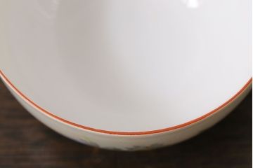 オールドノリタケ(則武・日陶)　ヤジロベー印　ポップな色合いが可愛らしいカップ&ソーサー2客セット(洋食器)(3)