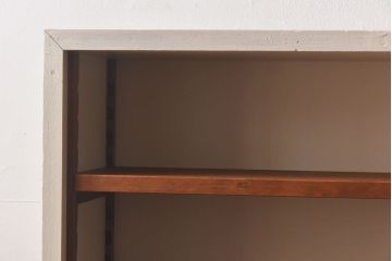 ペイント家具　ナチュラルなお部屋にぴったりな明るい色合いのオープンラック(陳列棚、本棚、ブックシェルフ)