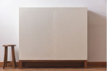 ペイント家具　ナチュラルなお部屋にぴったりな明るい色合いのオープンラック(陳列棚、本棚、ブックシェルフ)