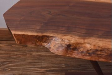 中古美品　ジョージナカシマ　桜製作所　クラロウォールナット材　MINGURENII COFFEE TABLE 　コーヒーテーブル(ジョージ・ナカシマ、ミングレンII、センターテーブル、ローテーブル、机)(定価約95万円)