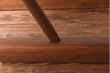 中古美品　ジョージナカシマ　桜製作所　クラロウォールナット材　MINGURENII COFFEE TABLE 　コーヒーテーブル(ジョージ・ナカシマ、ミングレンII、センターテーブル、ローテーブル、机)(定価約95万円)