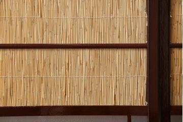 アンティーク雑貨　昭和中期　透かし彫りが上品な四連折り畳み式パーテーション(衝立、仕切り)