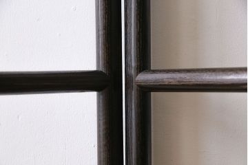 アンティーク雑貨　昭和中期　桑材の風合いが上品な二つ折り衣桁(着物掛け)