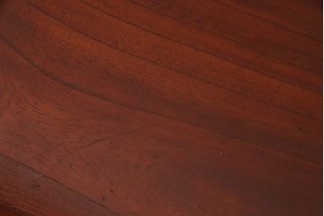 明治大正期　ケヤキ材一枚板　筆返し付き　漆塗仕上げのリメイク鉄脚ベンチ(板座チェア、椅子)